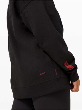 lululemon athletica Unisex Member Crewneck Sweatshirt - Black